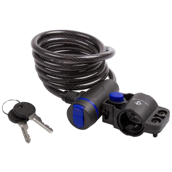 M-WAVE kapallás m/ festingu og lykill DARK SMOKE
